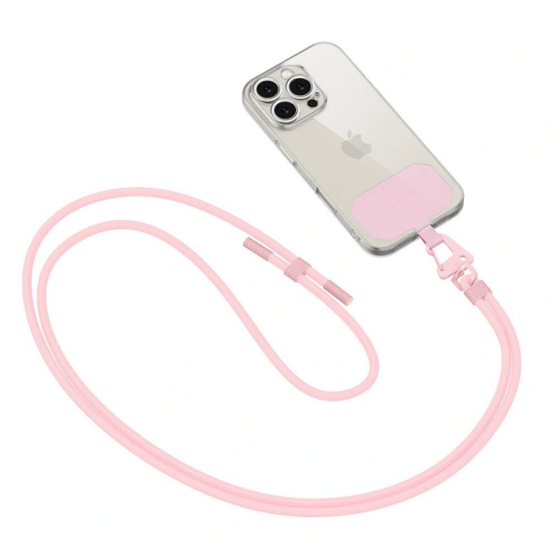 Tech-Protect C5S Rope Crossbody Strap, Baby Pink