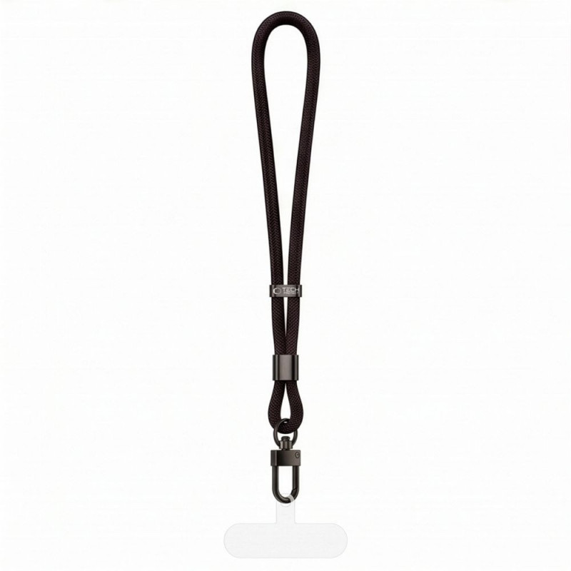 Tech-Protect C11S Rope Wrist Strap for Phone, Obsidian Black