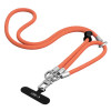 Tech-Protect C10S Rope Crossbody & Wrist Phone Strap Set, Orange/Titanium