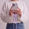 Tech-Protect C5SD Rope Crossbody Phone Strap, 80 cm, Lavender