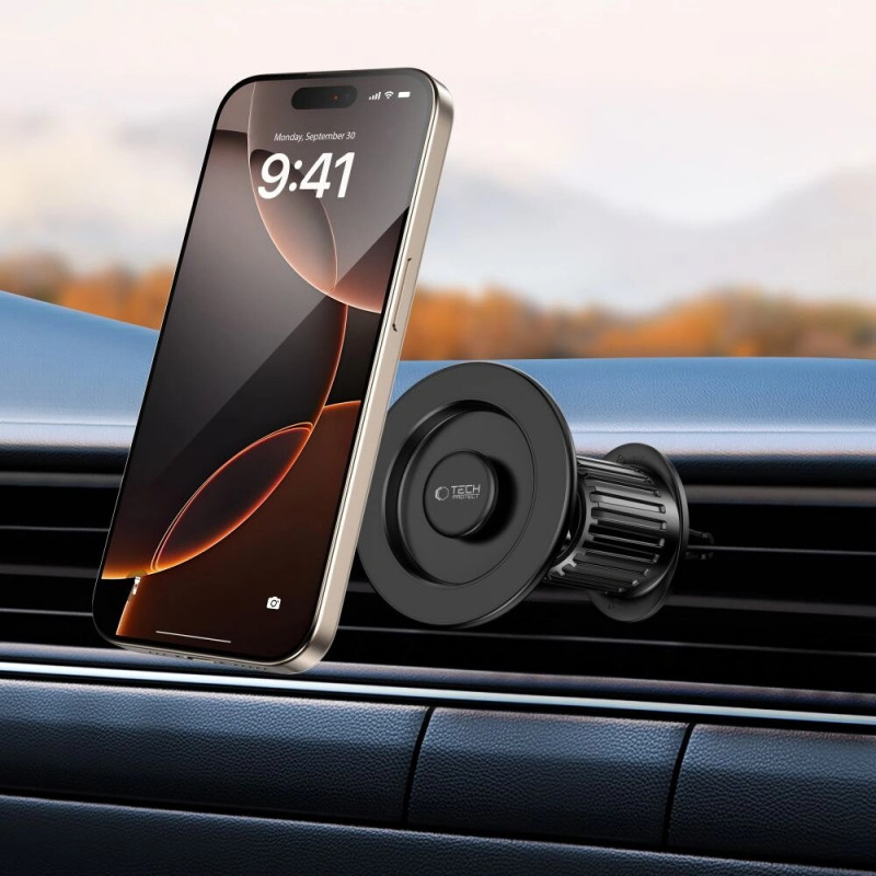 Tech-Protect N58 Magnetic MagSafe Vent Car Mount, Black