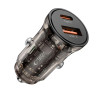Tech-Protect CC01 2-Port Car Charger USB-A / USB-C, PD 30W / QC 3.0, Black