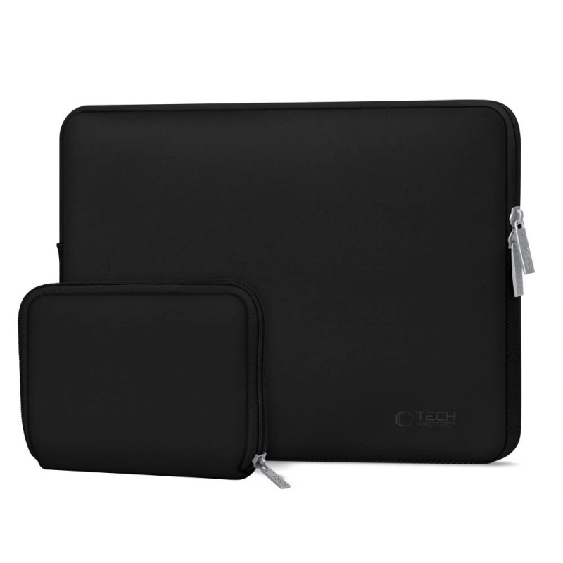 Tech-Protect NeoSlim THP3383 Laptop 13-14" case with accessory bag, Black