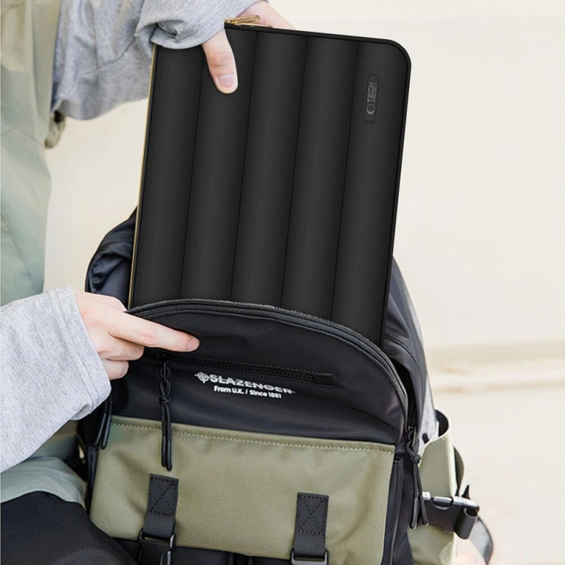 Tech-Protect Puffy THP3474 Laptop 13-14" case with accessory bag, Black