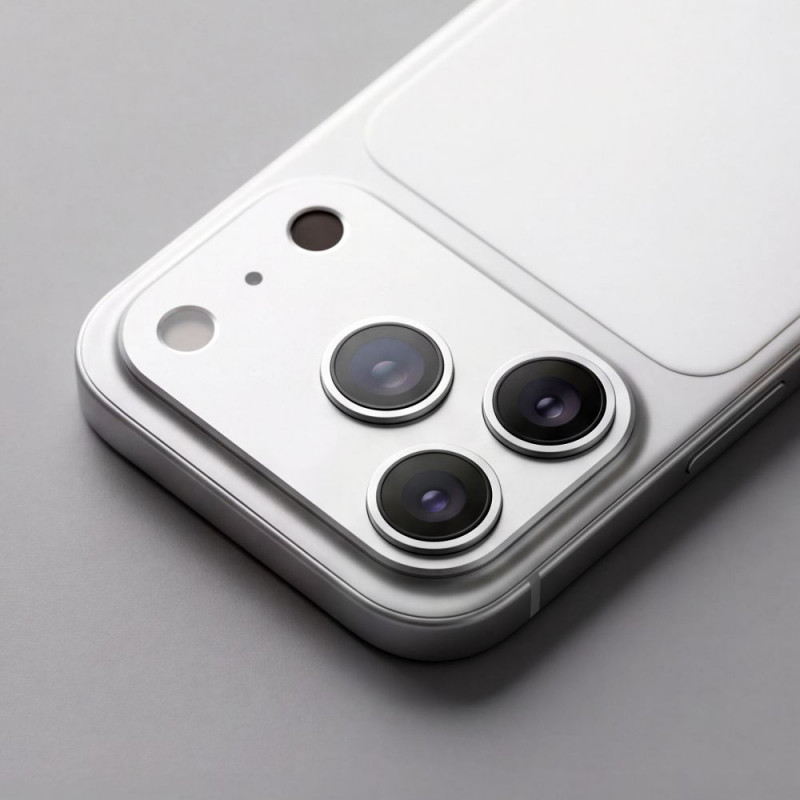 Tech-Protect Camfull Fit+ Apple iPhone 18 Pro Max Camera Lens Protector, Silver