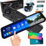 ORLLO Autoplay PRO 4K Front and Rear Car Dash Camera, GPS, Wi-Fi