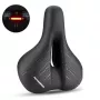 Rockbros 38218916002 MTB Bicycle Saddle with Lamp, black