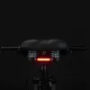 Rockbros 38218916002 MTB Bicycle Saddle with Lamp, black