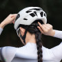 Rockbros LK-15 Carbon Fiber Bike Helmet 58-62cm, White