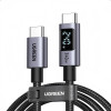 Ugreen L530 USB-C to USB-C cable, PD 240 W, 480 Mbps, with display, 2 m, black