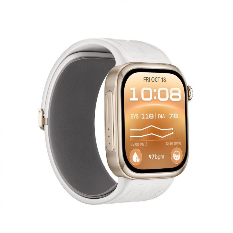 Huawei Watch D3 (Riva-B19) Smartwatch, 46 mm, Gold/White