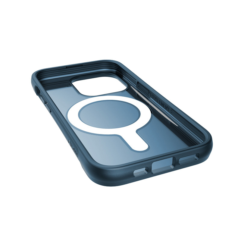 X-Doria Raptic Clutch MagSafe Case XDR222 for Apple iPhone 14 Pro, Marine Blue