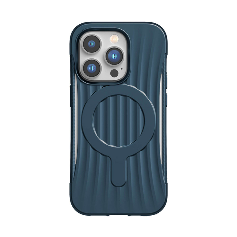 X-Doria Raptic Clutch MagSafe Case XDR222 for Apple iPhone 14 Pro, Marine Blue