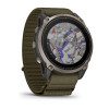 Garmin Enduro 4 GPS smartwatch with dark olive ComfortFit fabric band (010-04799-01)