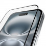 PURO Frame Tempered Glass with Frame for iPhone 16 Plus
