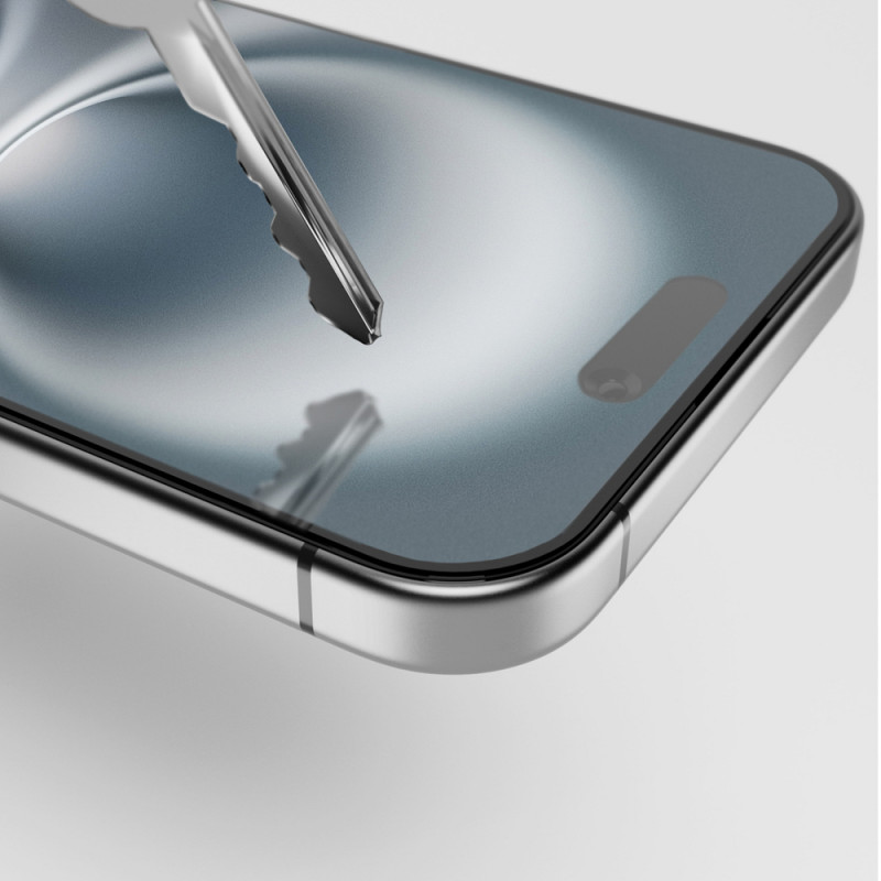 PURO Frame Tempered Glass with Frame for iPhone 16 Plus
