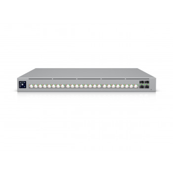 Ubiquiti UniFi Switch 32x 2.5G RJ45 / 16x 10G RJ45 / 4x SFP28, managed, 19" rack-mountable, 1.3" touchscreen