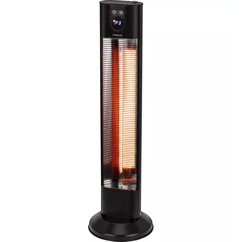 MPM MUG-26 patio carbon fibre infrared heater, black