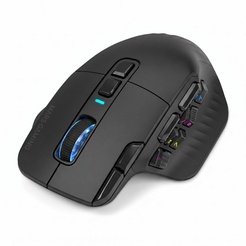 Tacens Mars Gaming MMW-HEX16 Wireless Gaming Mouse, 24000 DPI, Bluetooth 5.2, 2.4 GHz