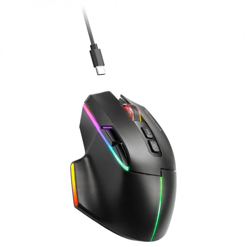 Tacens Mars Gaming MMW-VECTOR Wireless Gaming Mouse, 12000 DPI, Bluetooth 5.4, 2.4 GHz