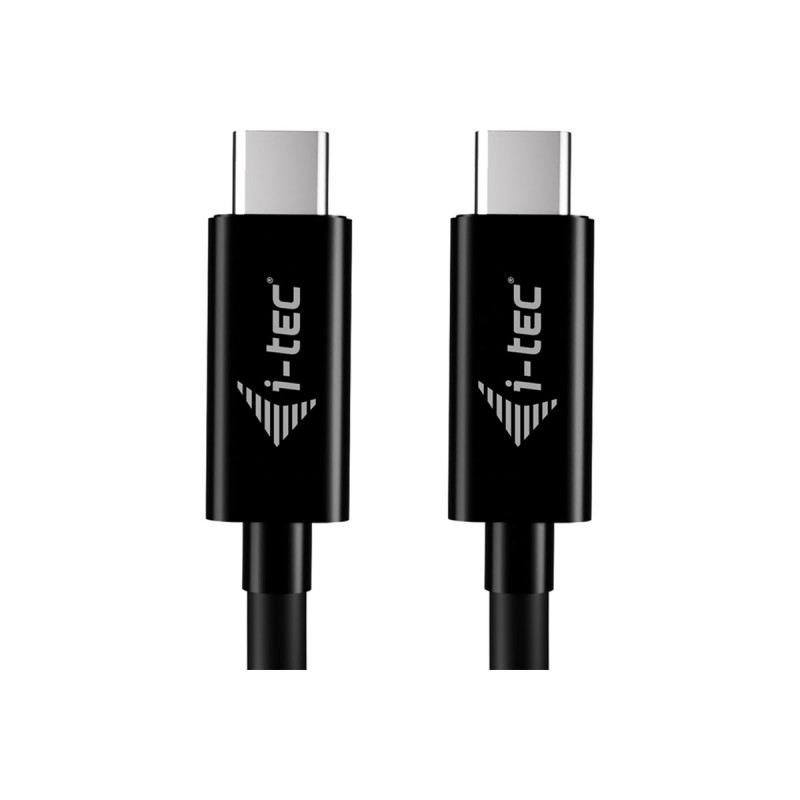 i-tec USB-C Charging Cable, 1.8 m, USB Power Delivery up to 100 W, Black
