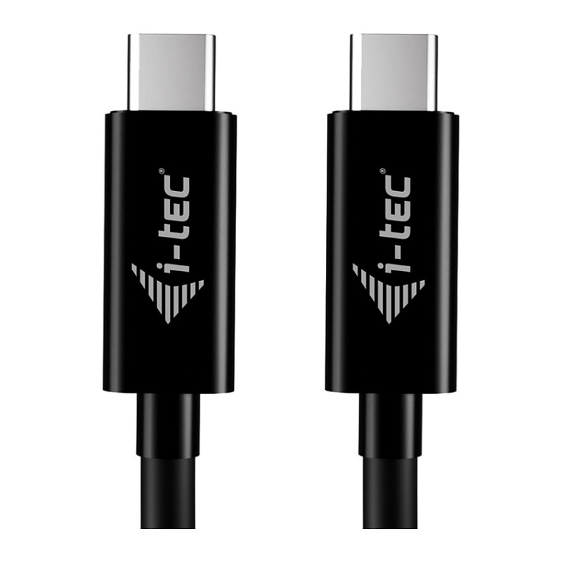 i-tec USB-C Charging Cable, 1.8 m, USB Power Delivery up to 100 W, Black