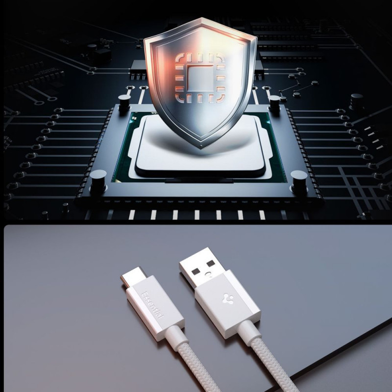 Spigen EB6015AC Essential USB-C Cable 60W 150 cm, White
