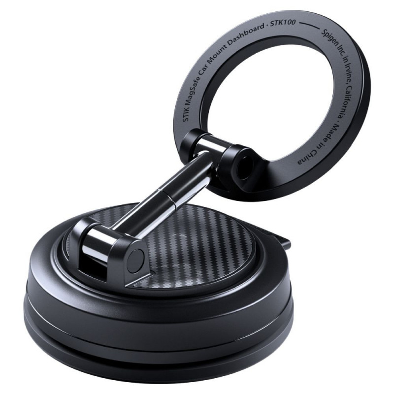 Spigen STK100 VacuumLock Magnetic MagSafe Dashboard Car Mount, Black
