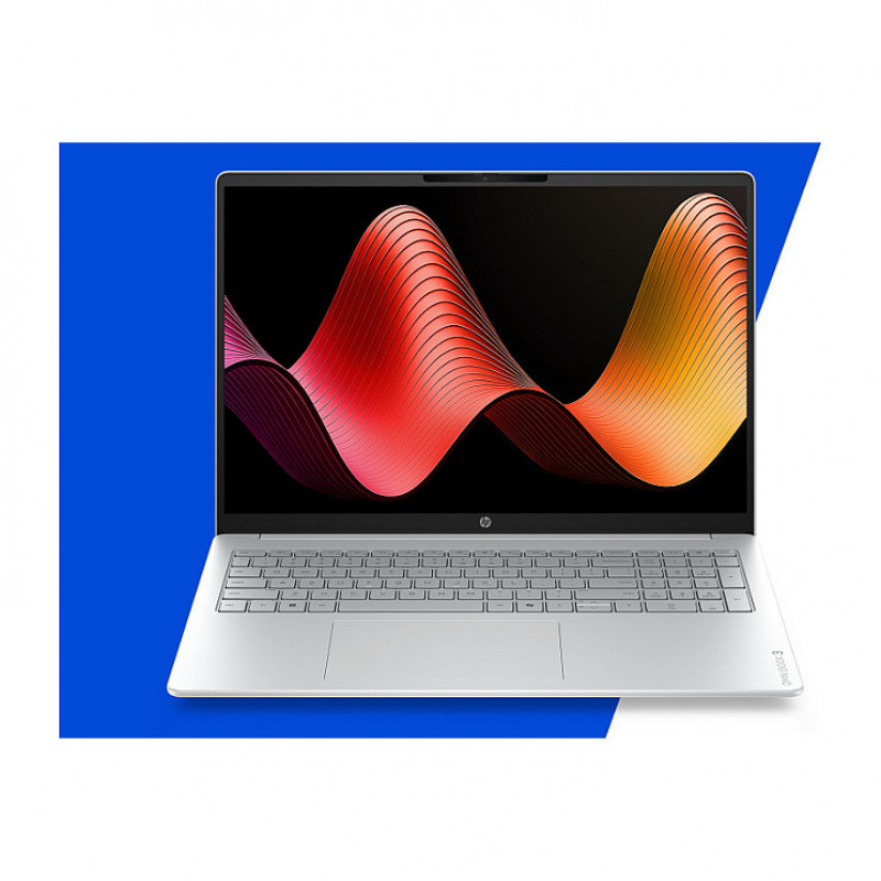 HP OmniBook 3 16-bu0057ngx 16" WUXGA Notebook, Intel Core Ultra 5 225U, 16 GB RAM, 512 GB SSD, Windows 11 Home, German keyboard (QWERTZ), Silver