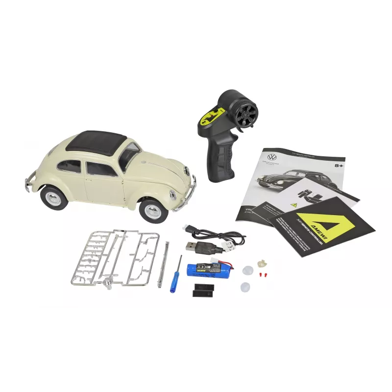 Amewi VW Typ 1 1950 Beetle RC car, 1:16, RTR, beige