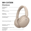 Sony WH-CH730N Bluetooth Over-Ear Headphones with Microphone, Beige