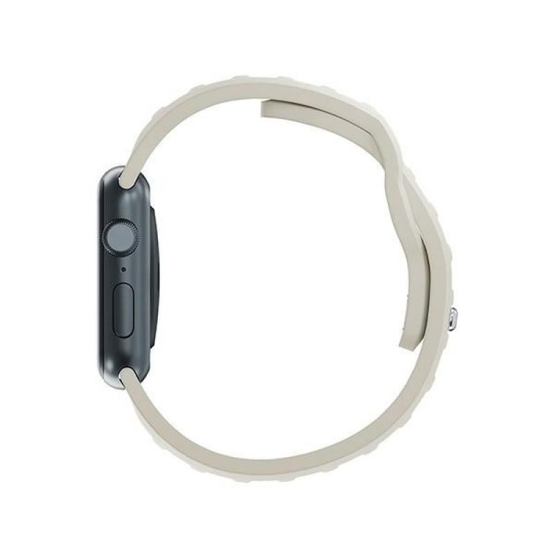 3mk Silicone Watch Strap for Apple Watch 42/44/45/49 mm, beige