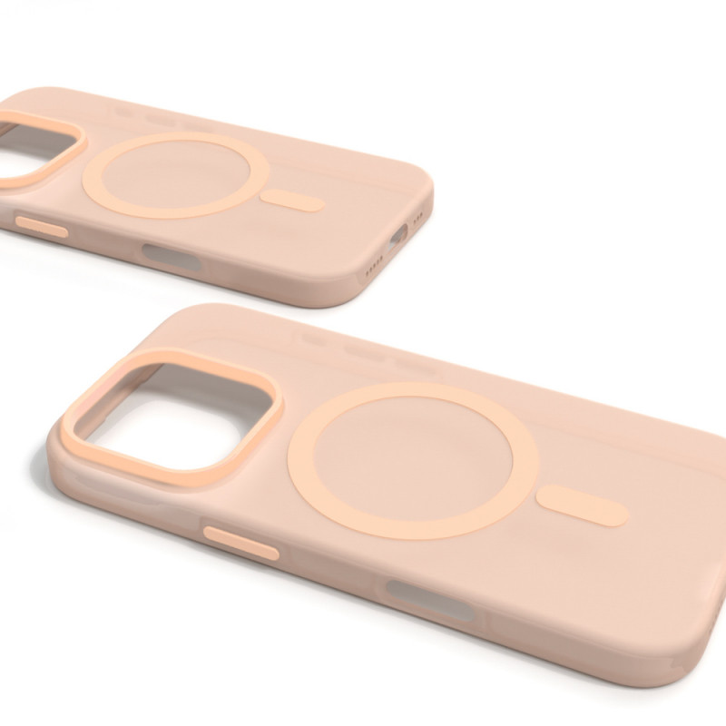 Puro Daylight MagSafe Silicone Case for iPhone 16 Pro Max, Beige