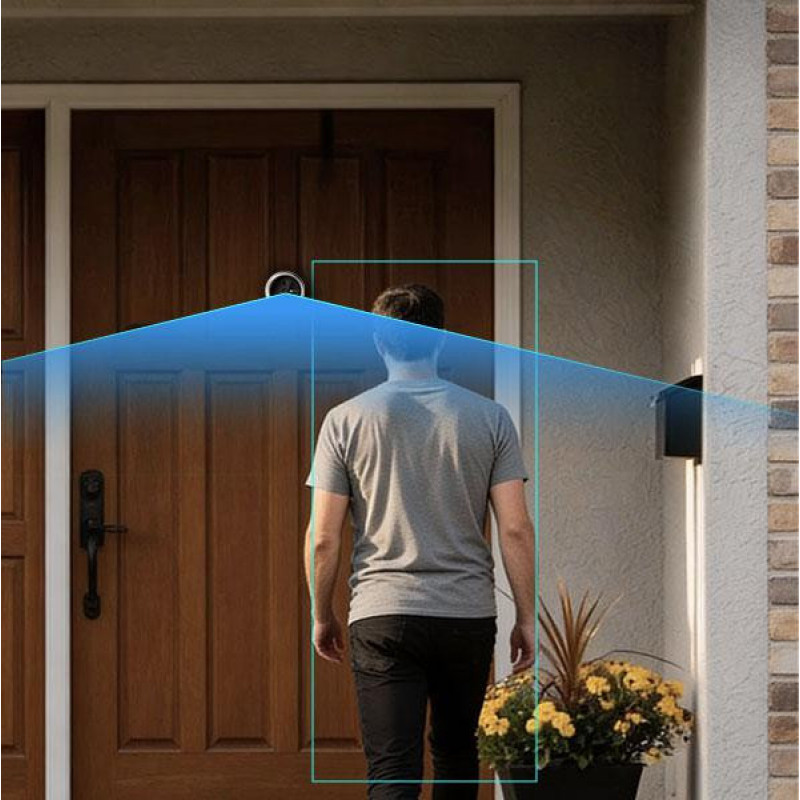 Ezviz CP4 4 MP Wi-Fi door viewer, silver