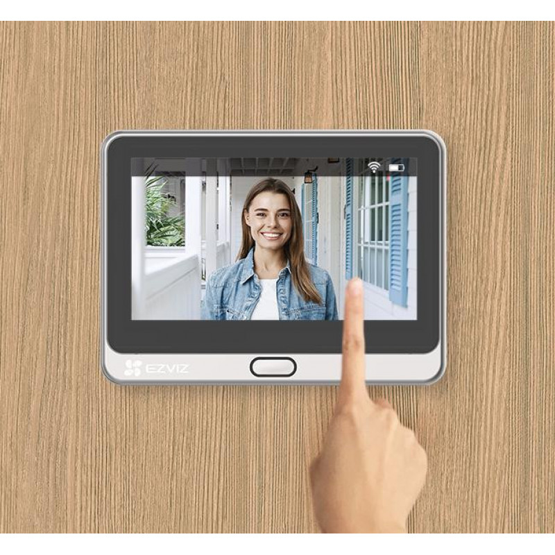Ezviz CP4 4 MP Wi-Fi door viewer, silver