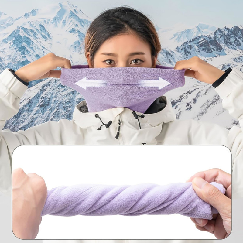 Qunature Oli ski neck warmer, size M, pink