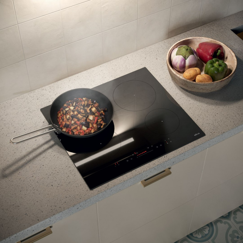 Elica Primis 604 Plus PRF0199861 Built-in Induction Hob, 60 cm, 4 Zones, Black