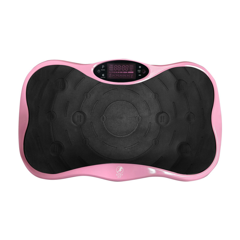 Extralink Moonwalk SpinMove Vibration Exercise Platform for Fitness, 200 W, pink