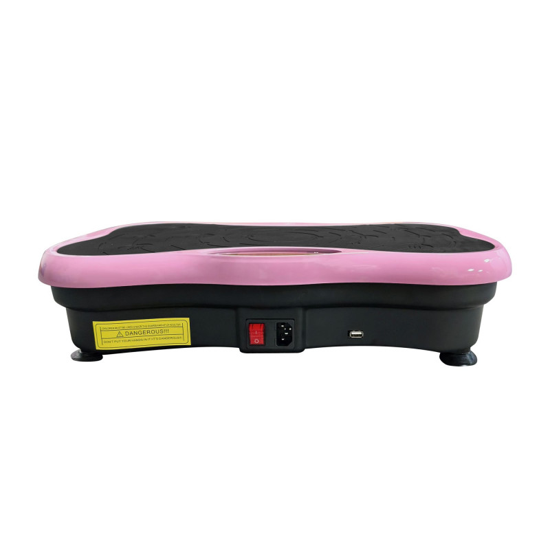 Extralink Moonwalk SpinMove Vibration Exercise Platform for Fitness, 200 W, pink