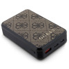 Guess GUPB10DP4GEGW Power Bank 10000 mAh, 18 W, 4G Leather Metal Logo, brown