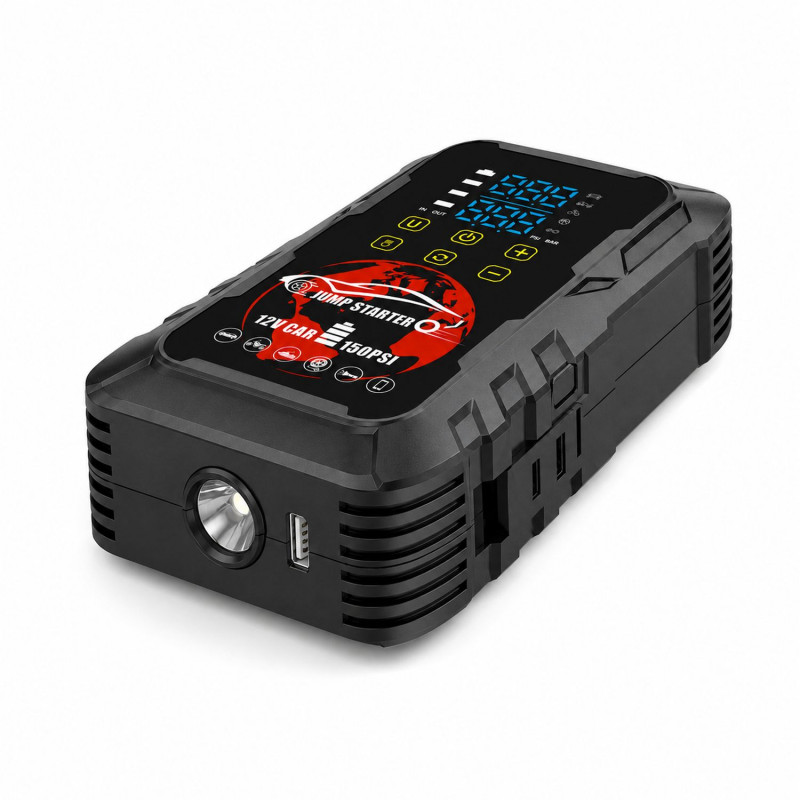Extralink MaxJump 9 Xtreme 2-in-1 Jump Starter and Compressor, 8000 mAh