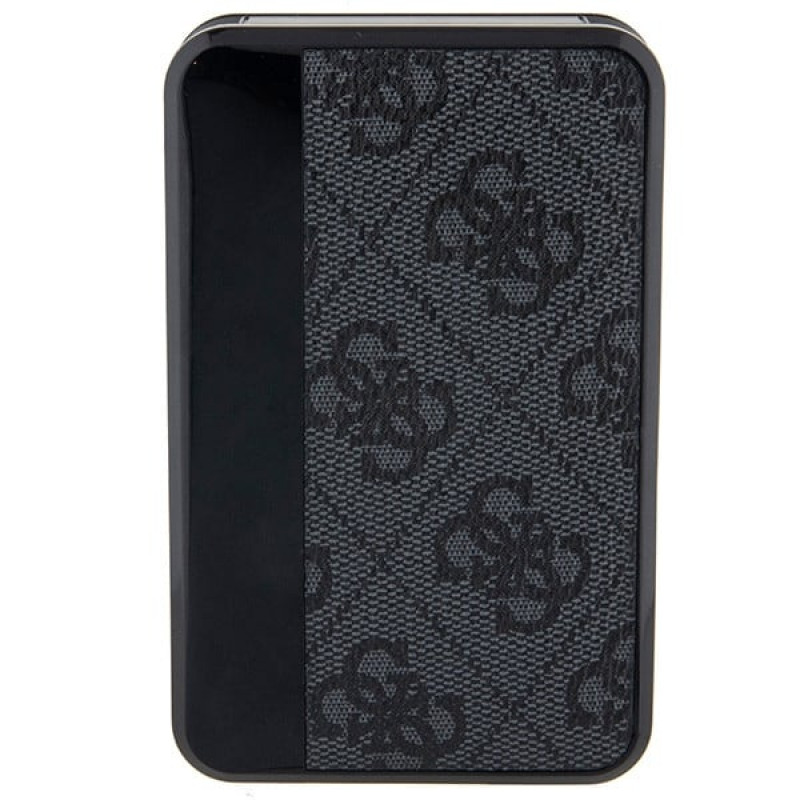 Guess GUPB10DP4GEGK Power Bank 10000 mAh, 18 W, 4G Leather Metal Logo, black