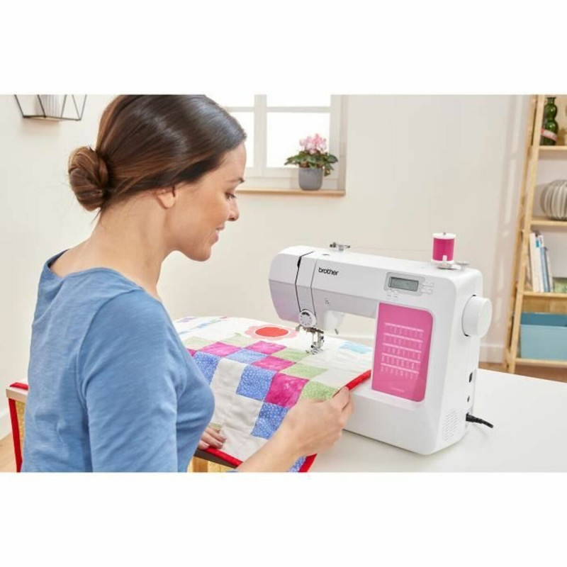 Brother CS120WTS Sewing Machine, White Rose