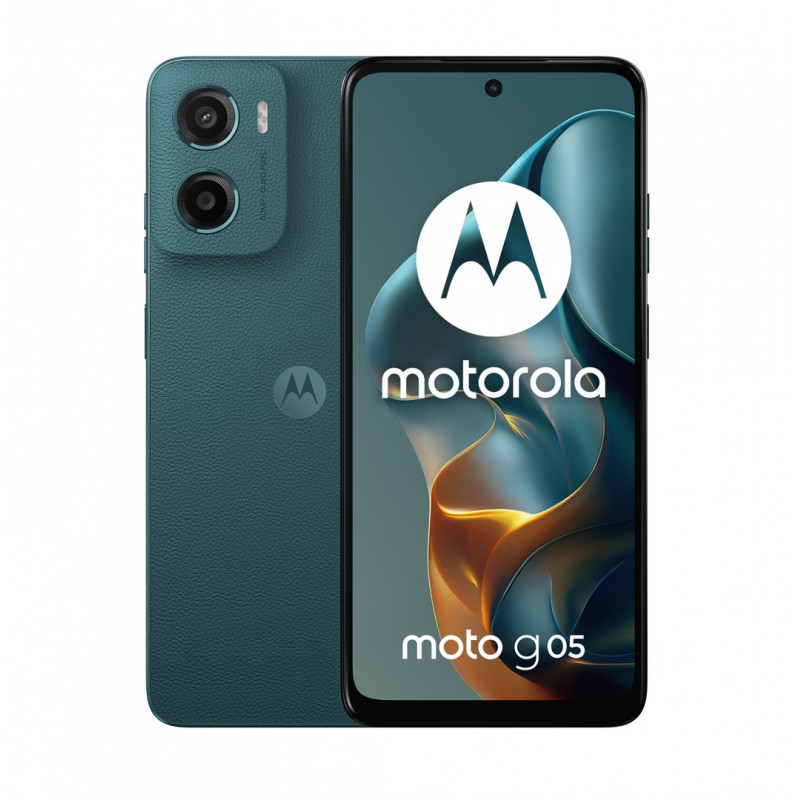 Motorola moto g05 4G Smartphone, 6.67", 4 GB RAM, 128 GB, 5200 mAh, Green