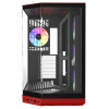 HYTE Y50 Wild Cherry PC Case, Red, Tempered Glass x 3