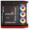 HYTE Y50 Wild Cherry PC Case, Red, Tempered Glass x 3