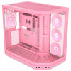 HYTE Y50 Strawberry Milk PC Case, Light Pink, Tempered Glass x 3