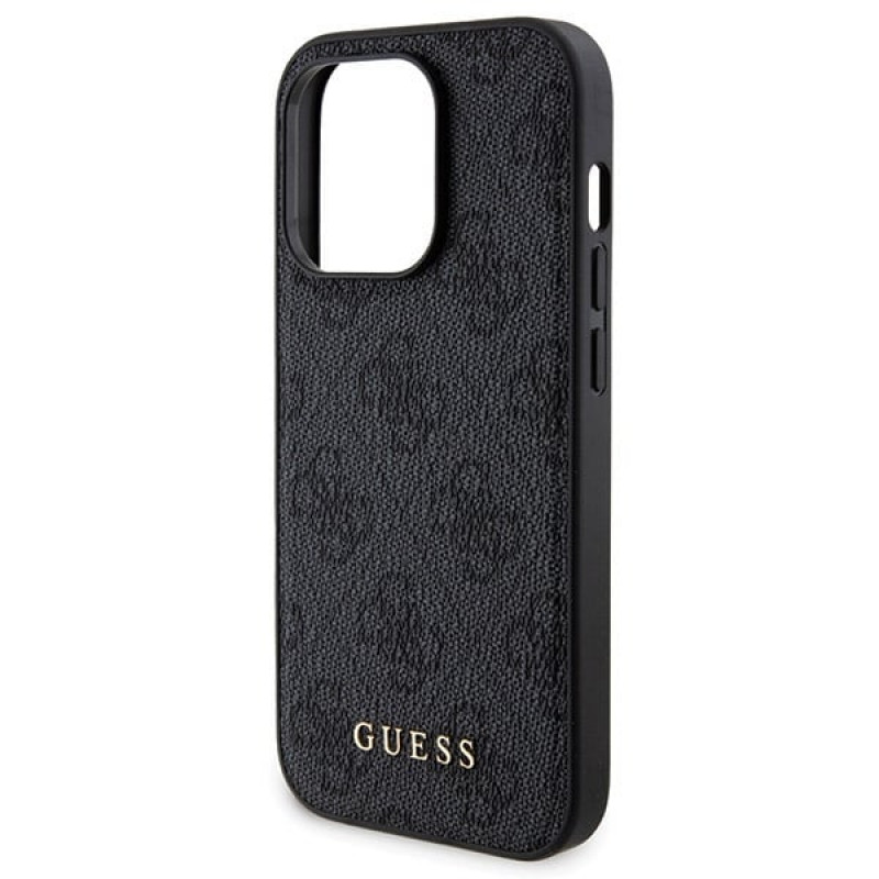 Guess GUBPM5P14X4GEMGK Apple iPhone 14 Pro Max Hardcase + 5000 mAh MagSafe Powerbank Bundle, 4G Metal Logo, black