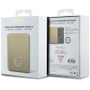 Guess GUPBM5AL4DMD 4G Strassed Metal Logo MagSafe Induction Powerbank 5000 mAh, 15W, gold