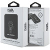 Karl Lagerfeld KLPBM5KIOTTGK Induction Power Bank 5000 mAh 15W, Outline Ikonik, MagSafe, black
